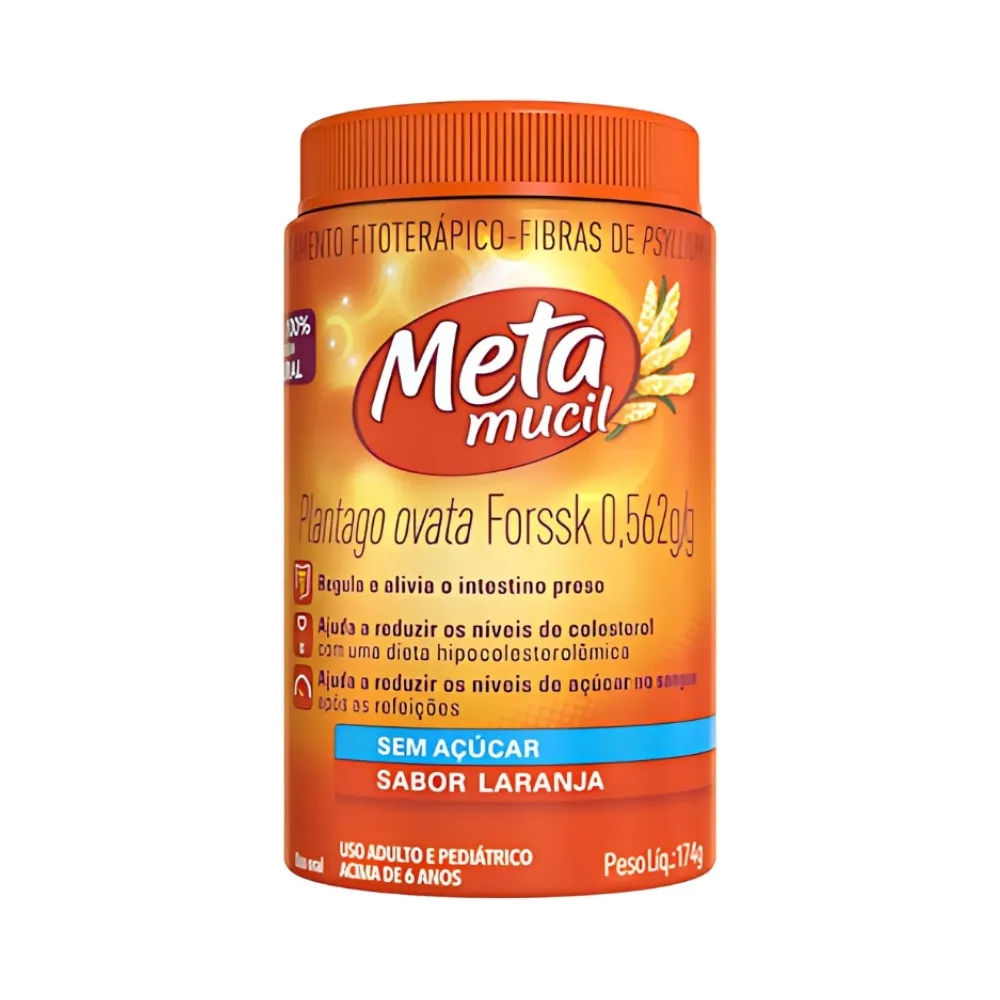 Metamucil Laranja Pó para Solução Oral 174g