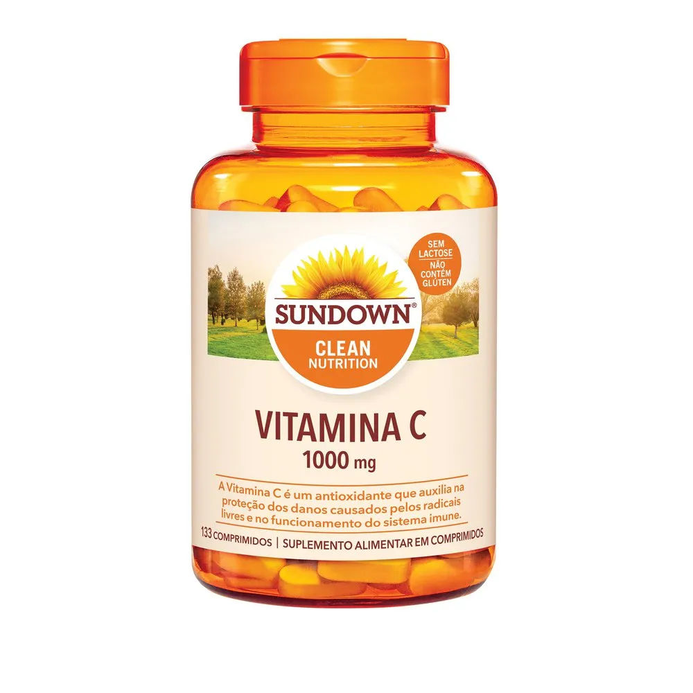 Suplemento Alimentar Sundown Vitamina C 1 000mg 133 Comprimidos