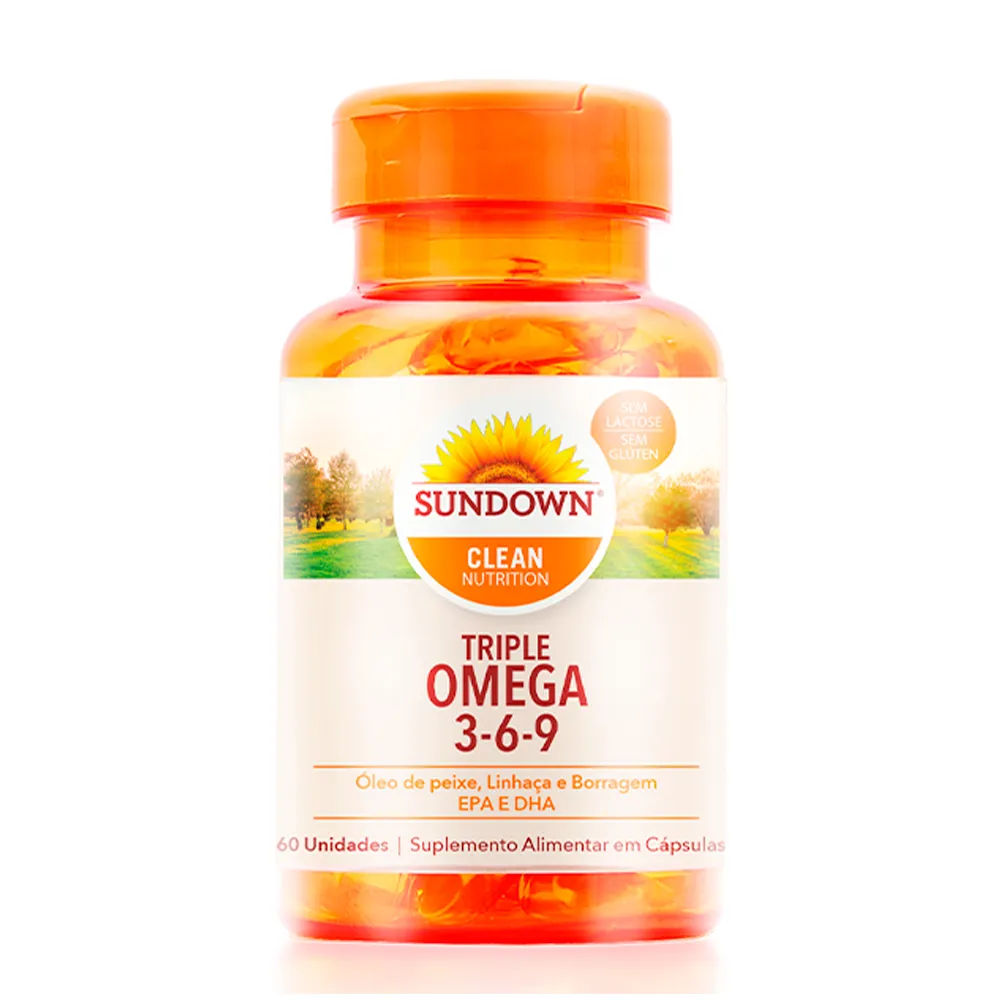 Triple Omega Sundown Com 60 Capsulas