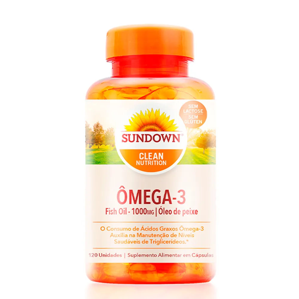 Suplemento Alimentar Ômega 3 1000mg 120 Cápsulas Sundown