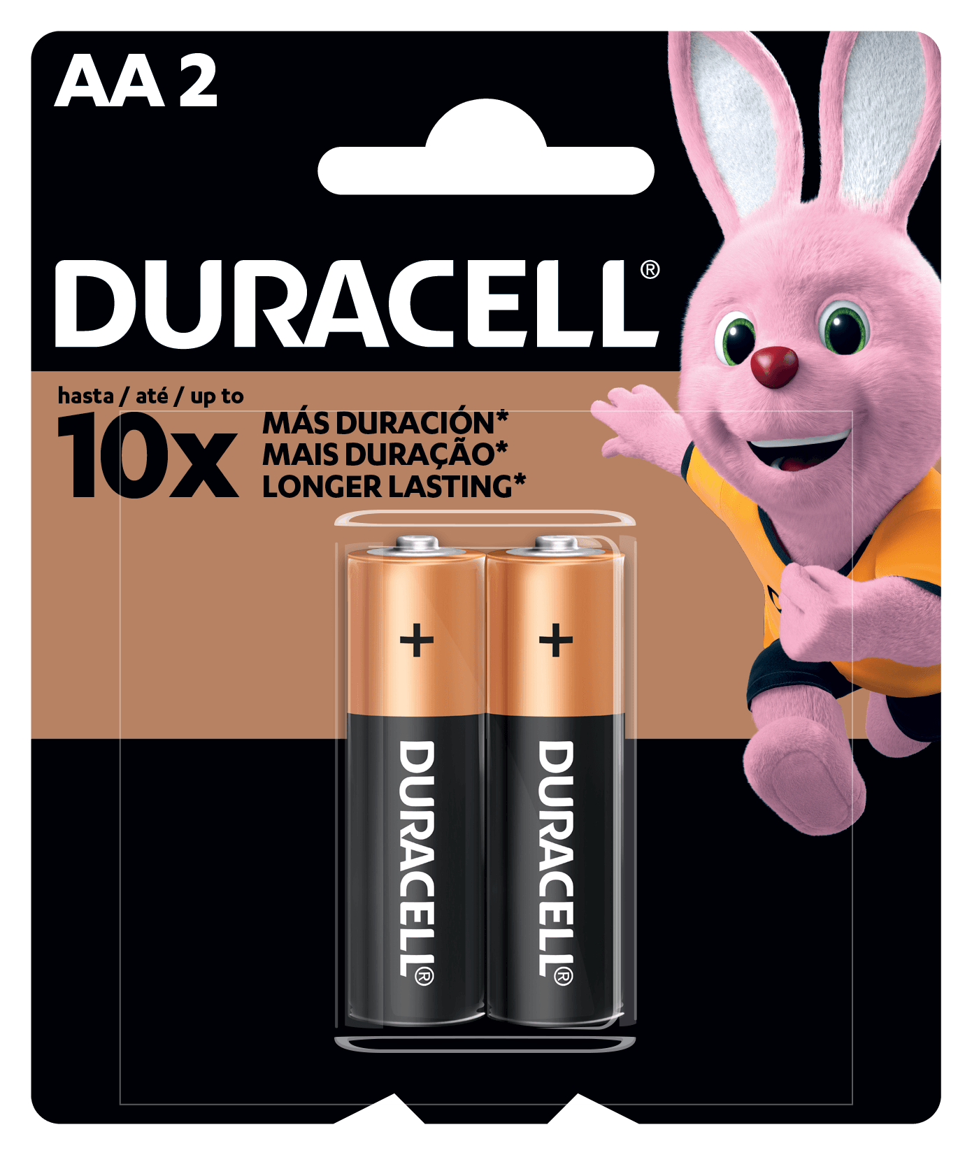 Pilha Duracell AA com 2 unidades