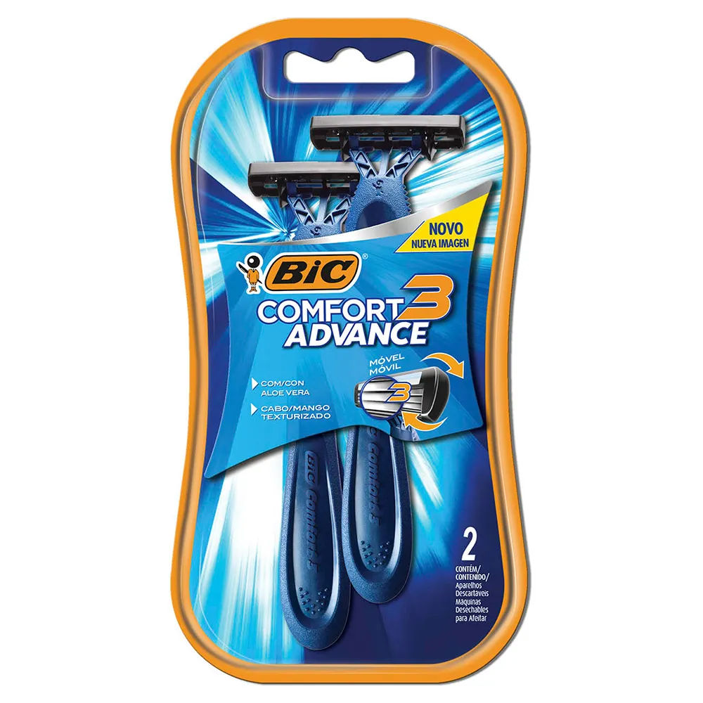 Aparelho de Barbear Bic Comfort3 2 Unidades