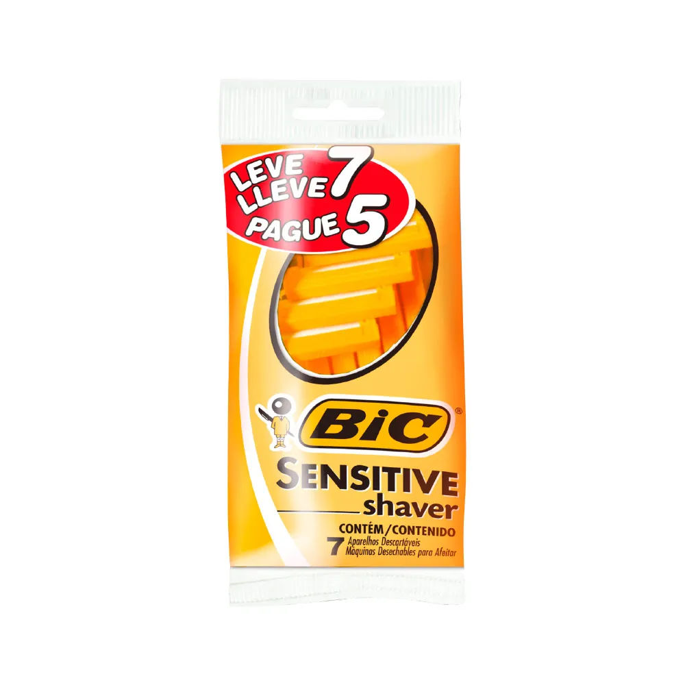 Aparelho de Barbear Bic Sensitive Shaver 7 Unidades