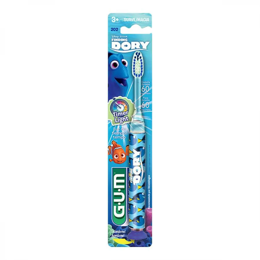 Escova Dental Gum Kids Dory 3+ Suave/macia
