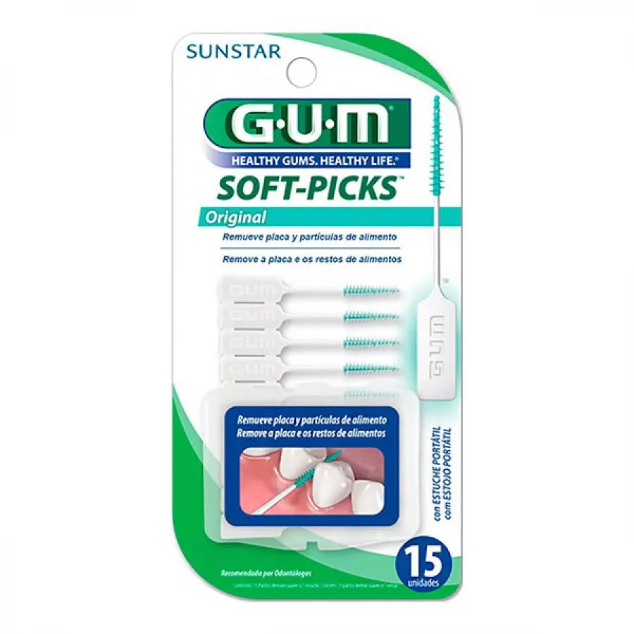 Escova Interdental G U M Soft-Picks Original 15 Unidades