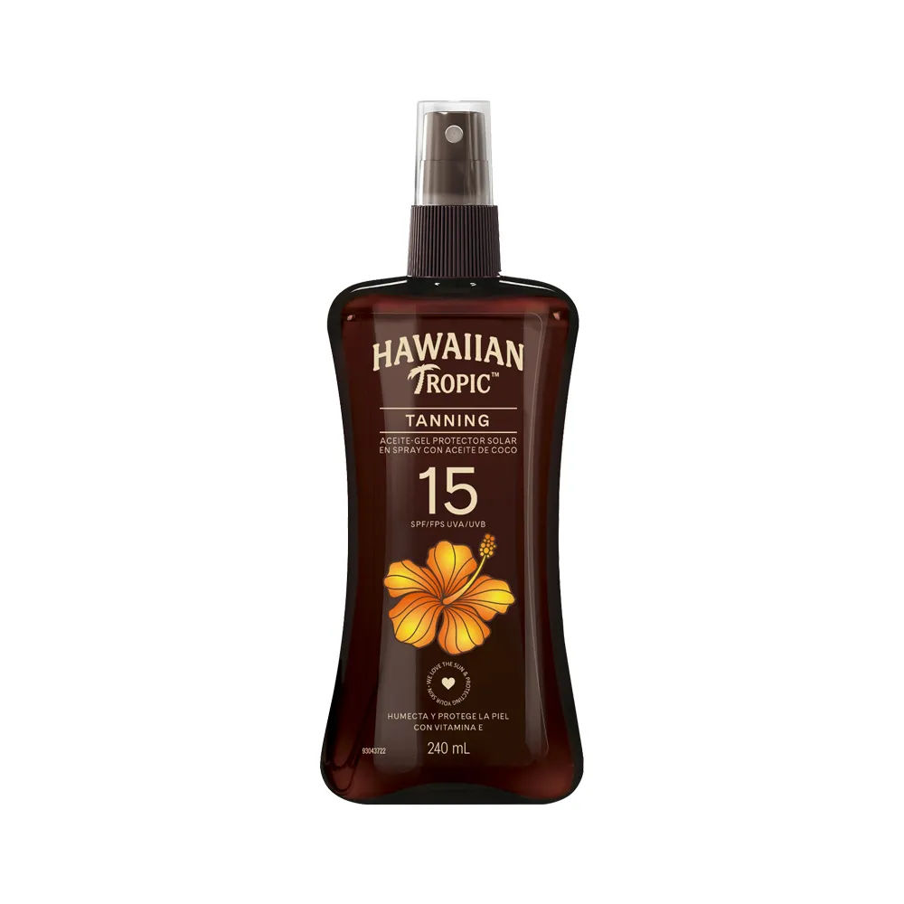 Protetor Solar Hawaiian Tropic Tanning Fps15 240ml