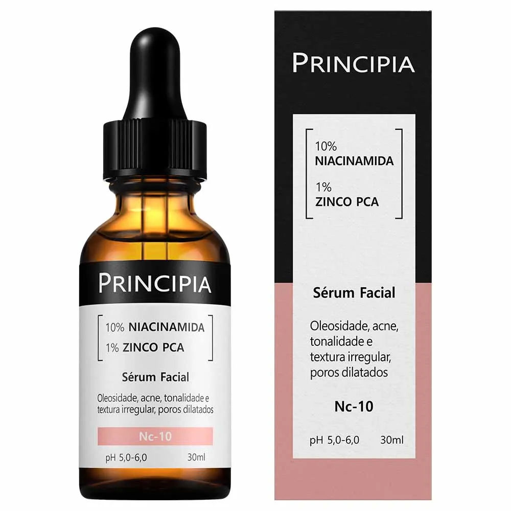 Sérum Facial Anti-Idade Principia Skincare NC-10 Niacinamida + Zinco PCA 30ml