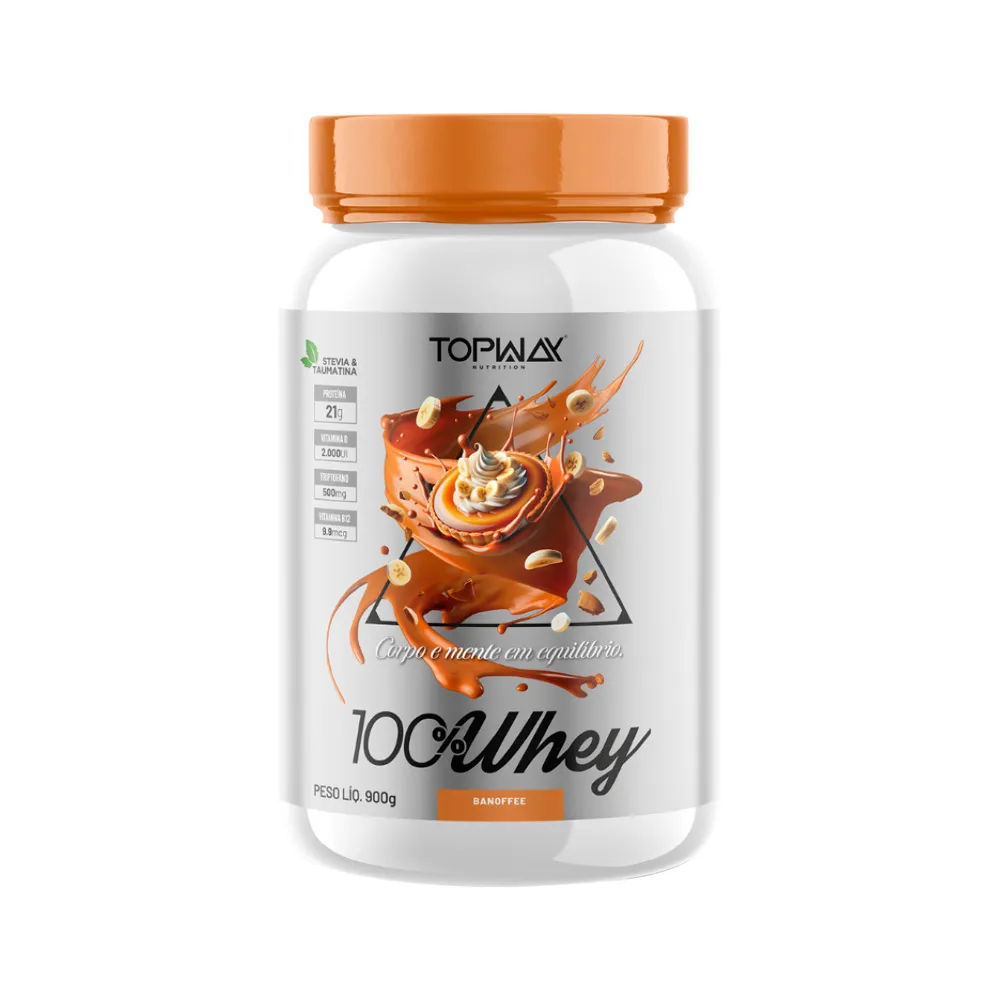 Topway 100% Whey 900gr Banoffe
