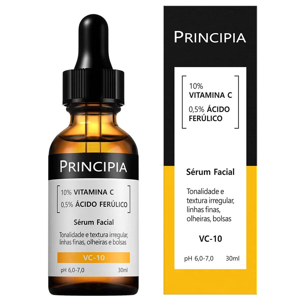 Sérum Principia VC-10 Vitamina C 10% + Ácido Ferúlico Antioxidante 30ml