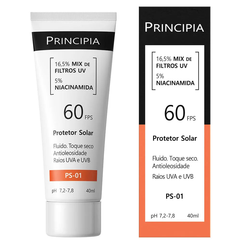 Protetor Solar Principia Skincare PS-01 FPS 60 40ml