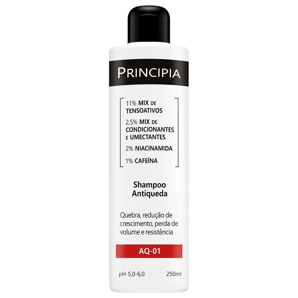 Shampoo Antiqueda Principia Skincare AQ-01 Dermatológico 250ml