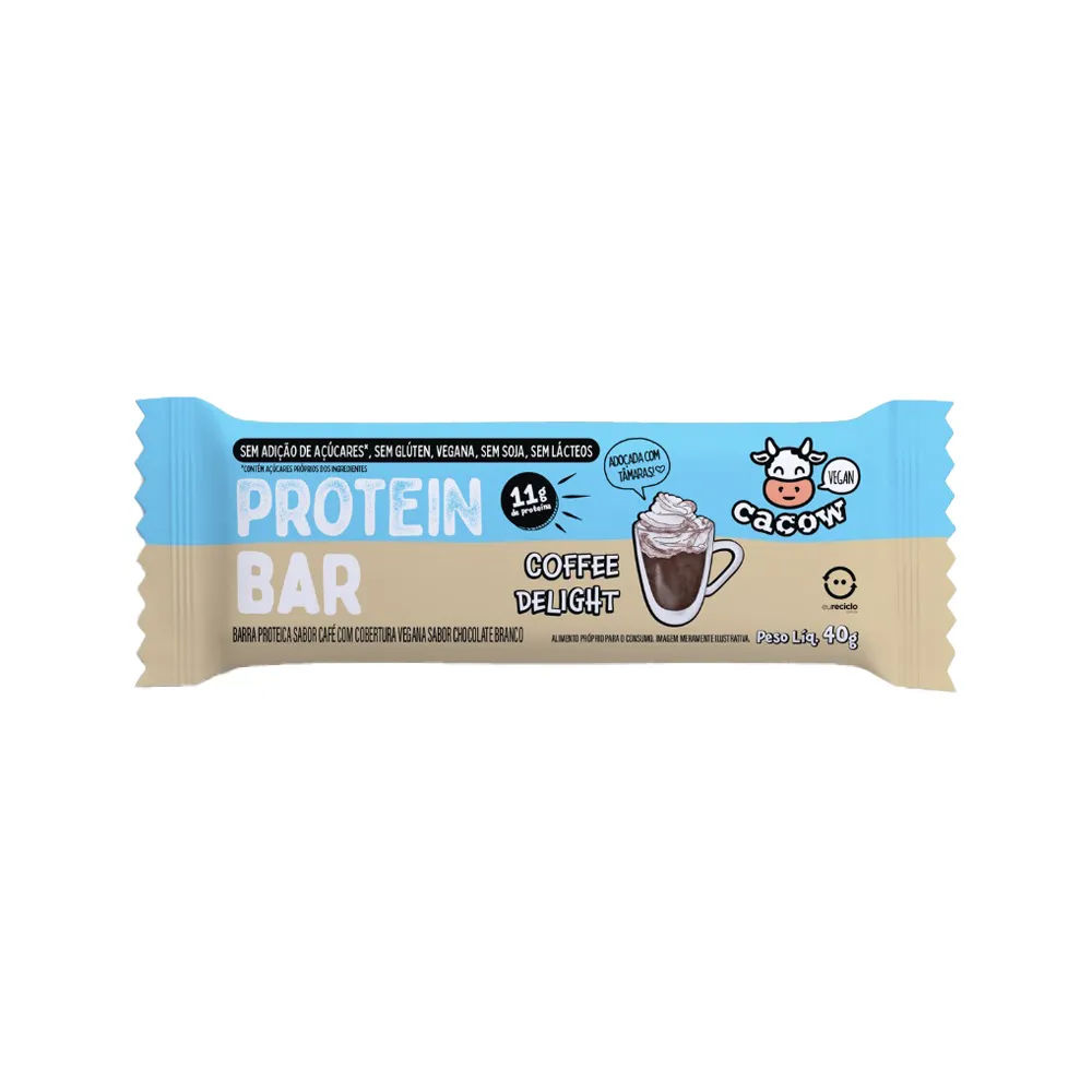 Barra Proteica Cacow Protein Bar Coffee Delight 40gr