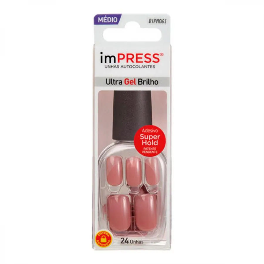 Unhas Autocolantes Impress Fresh Start Media Com 30 Unidades