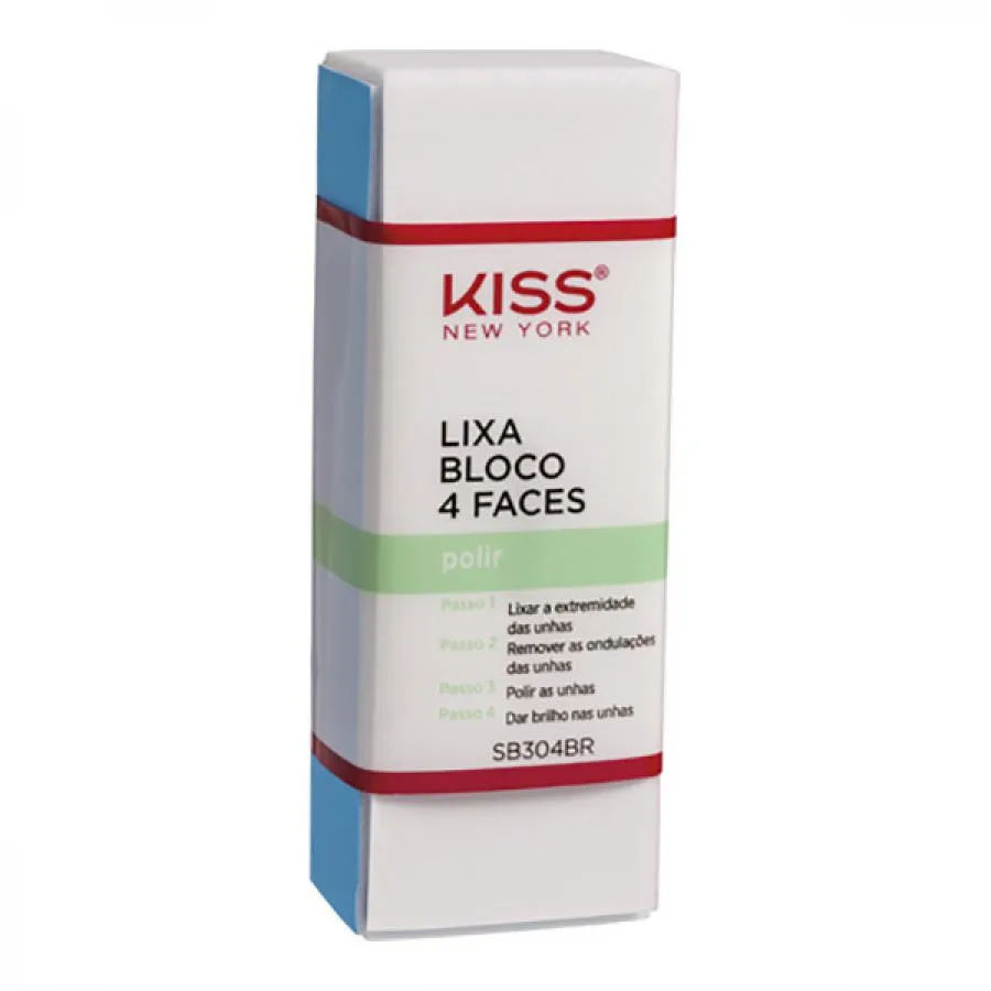 Lixa Para Unha Bloco 4 Faces Kiss New York