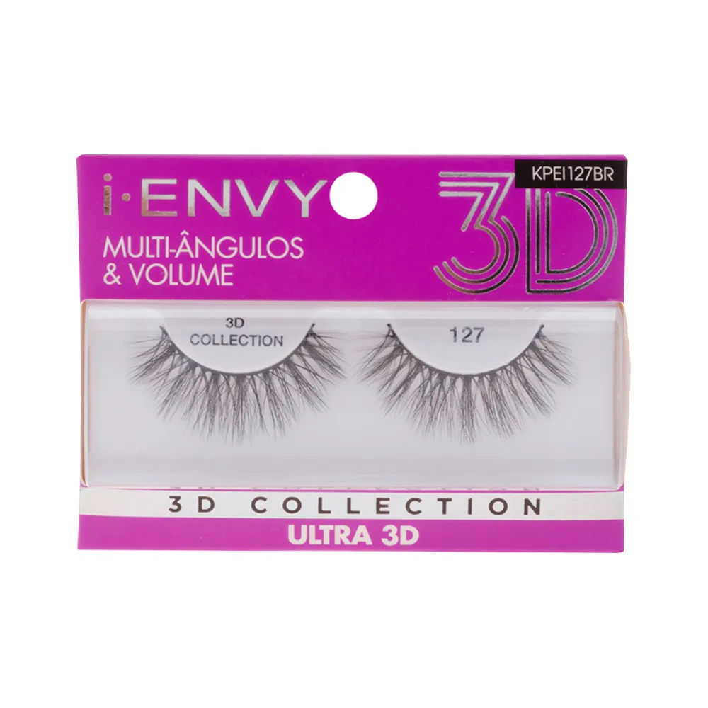 Cilios Posticos Kiss New York I Envy 3d Ultra 127