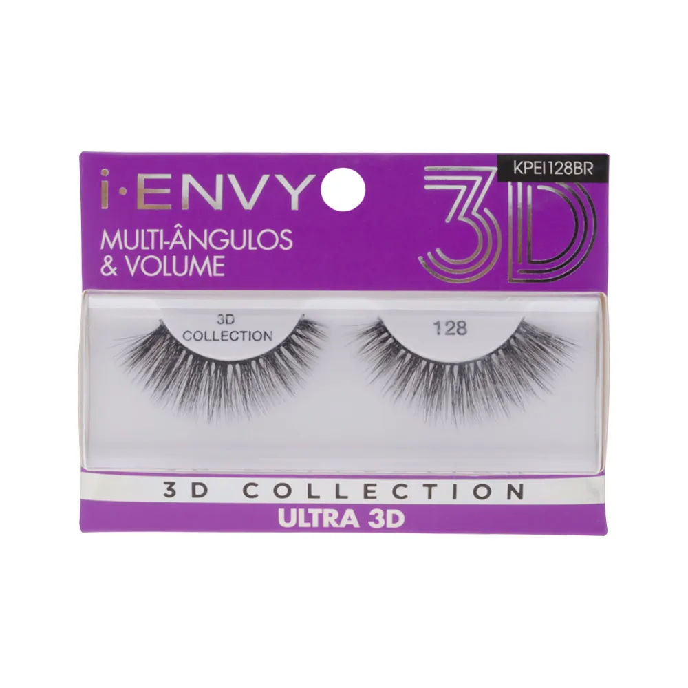 Cilios Posticos Kiss New York I Envy 3d Ultra 128