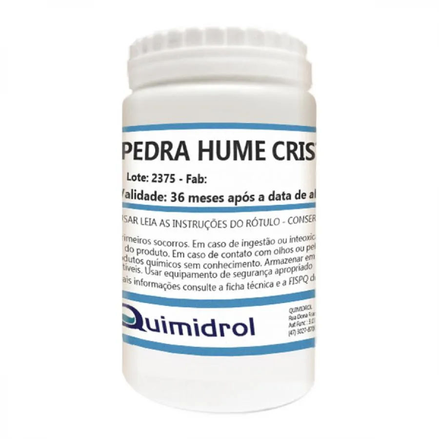 Pedra Hume Cristal Quimidrol 90g