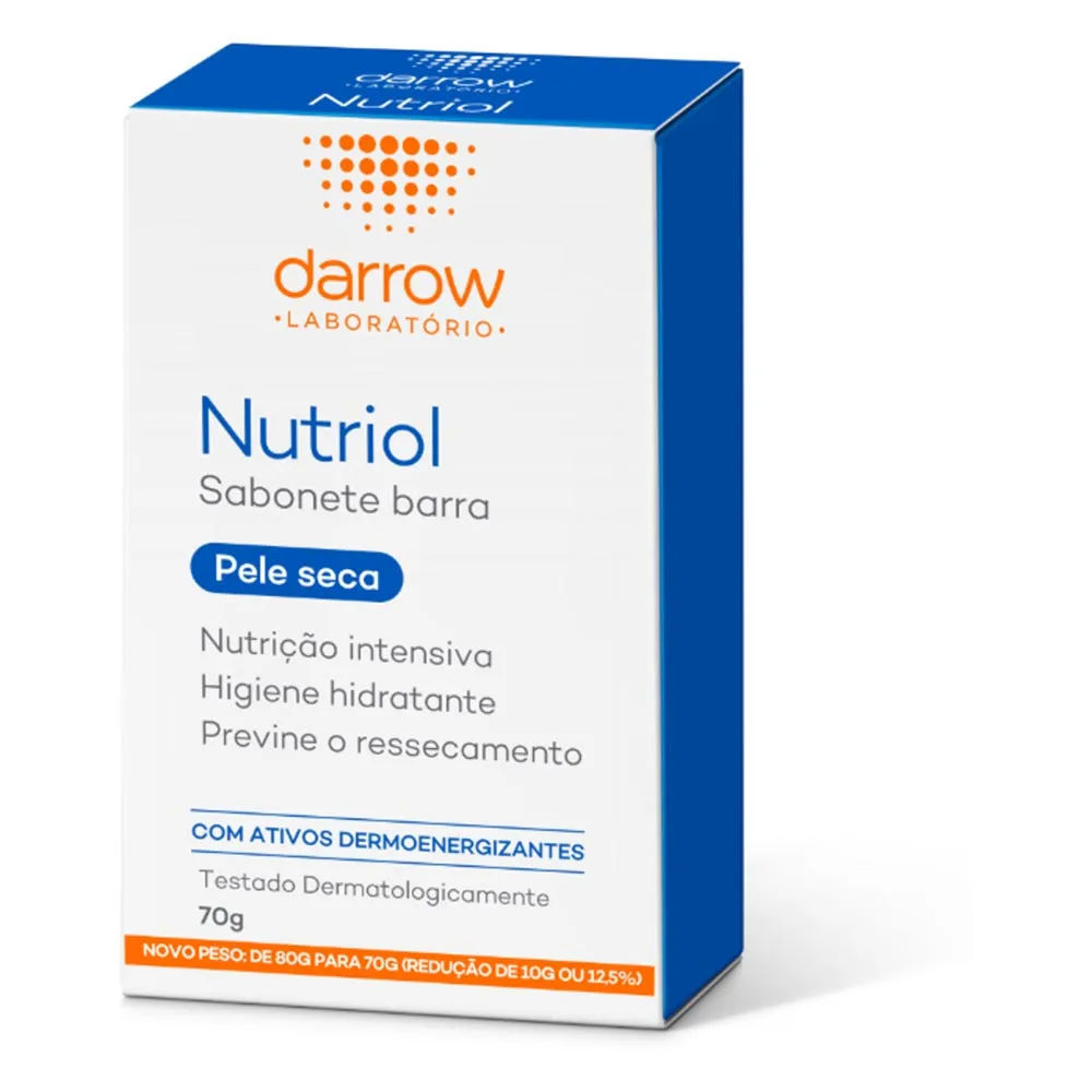 Sabonete Em Barra Dermatológico Darrow Nutriol 70g