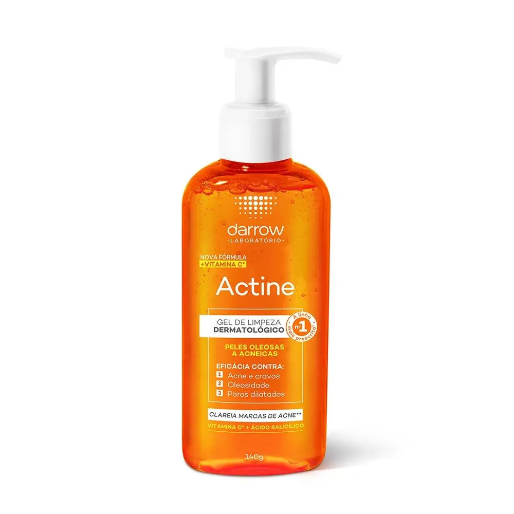 Gel De Limpeza Facial Dermatológico Darrow Actine 140g