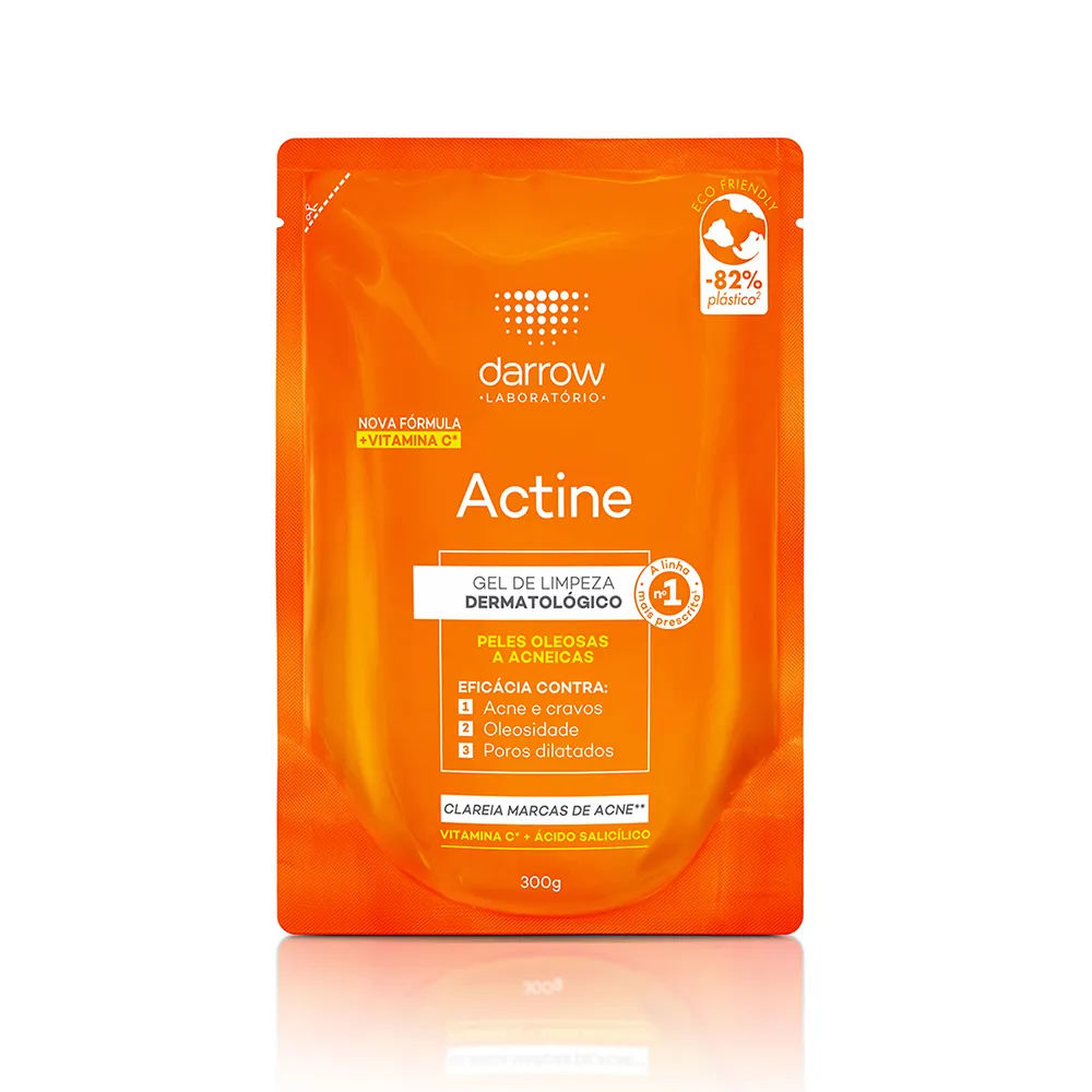 Gel De Limpeza Facial Dermatológico Darrow Actine 300g Refil
