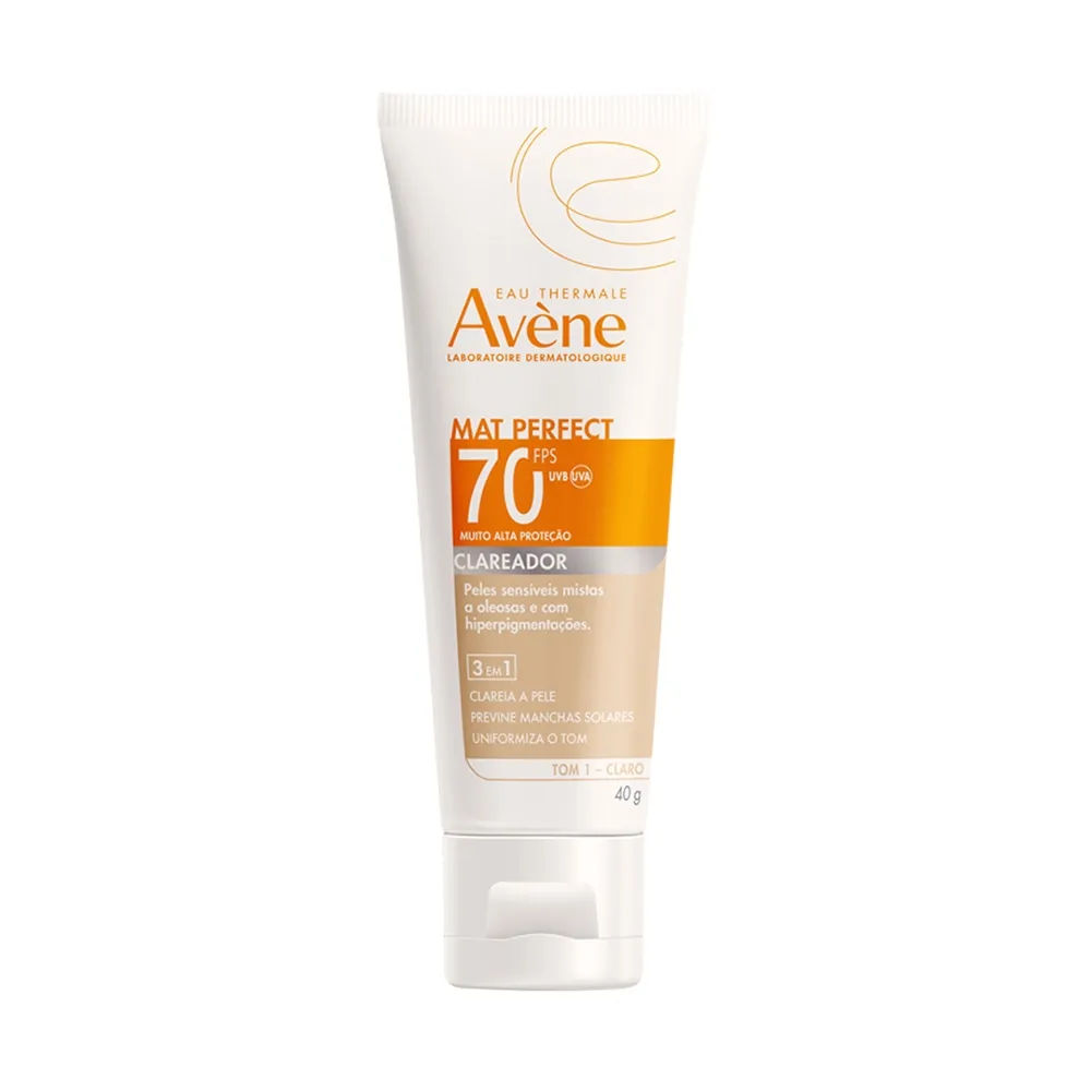 Mat Perfect Fluido Clareador Avene Cor Clara FPS70 40g