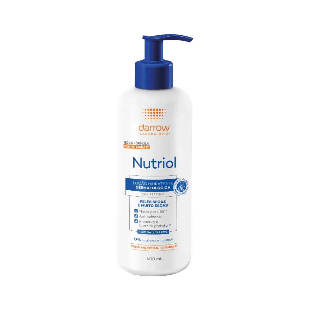 Nutriol Loção Hidratante Sem Perfume Darrow 400ml