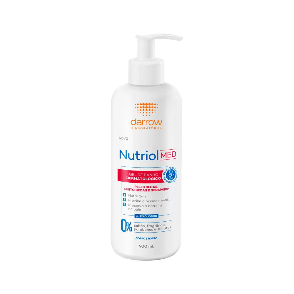 Gel De Banho Dermatológico Darrow Nutriol Med 400ml