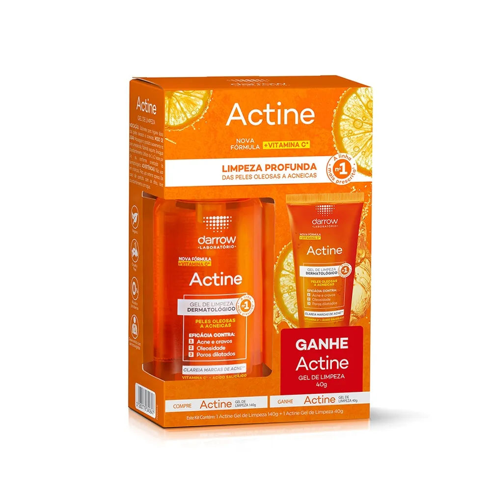 Kit Actine Darrow Gel de Limpeza 140g + Gel de Limpeza 40g