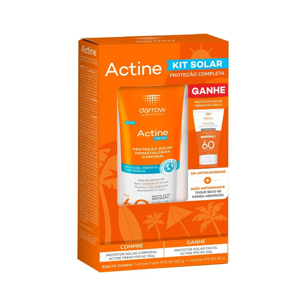 Actine Fresh 150g Fps60+20g Protetor Facial Fps60 Especial