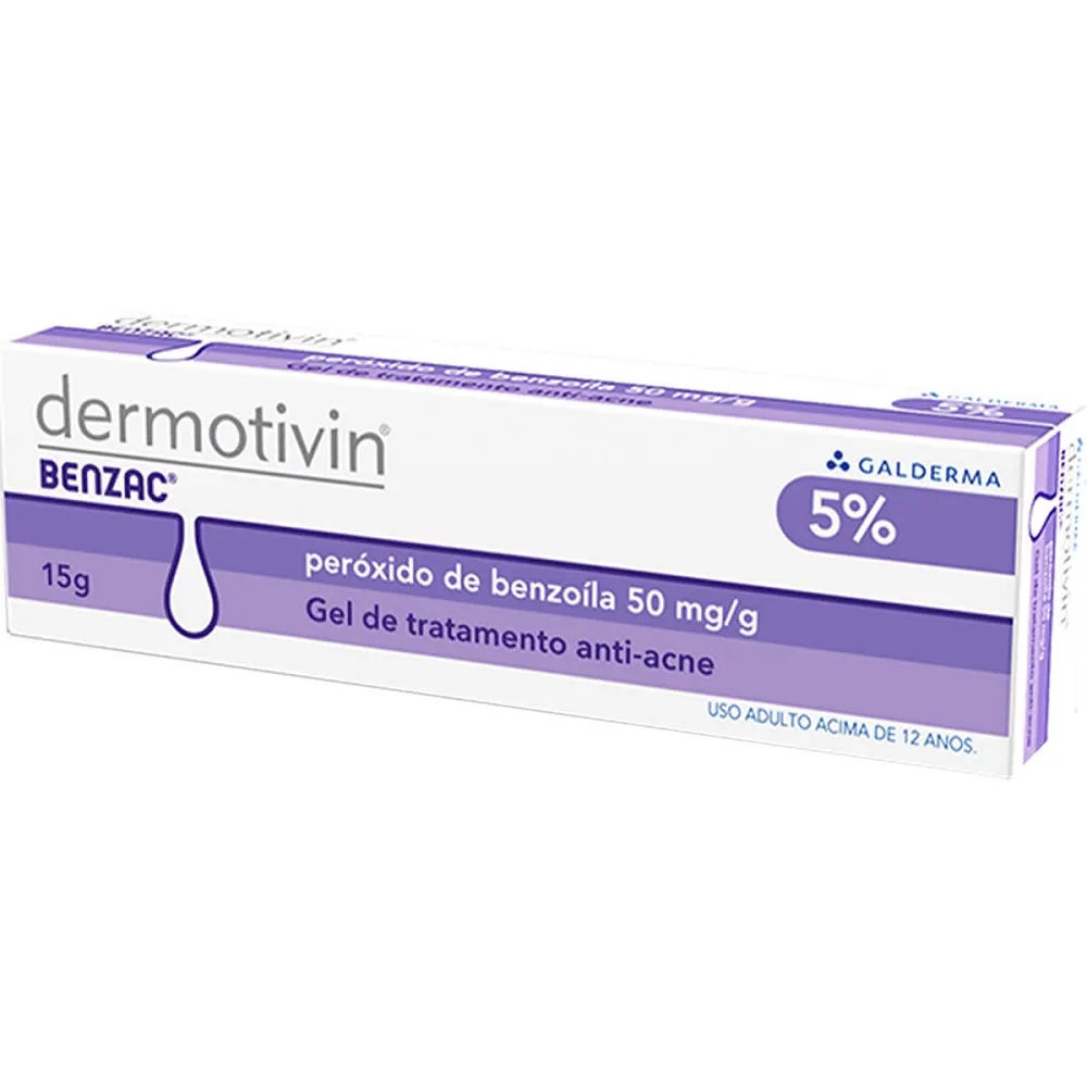 Gel Antiacne Benzac Dermotivin 15g Galderma