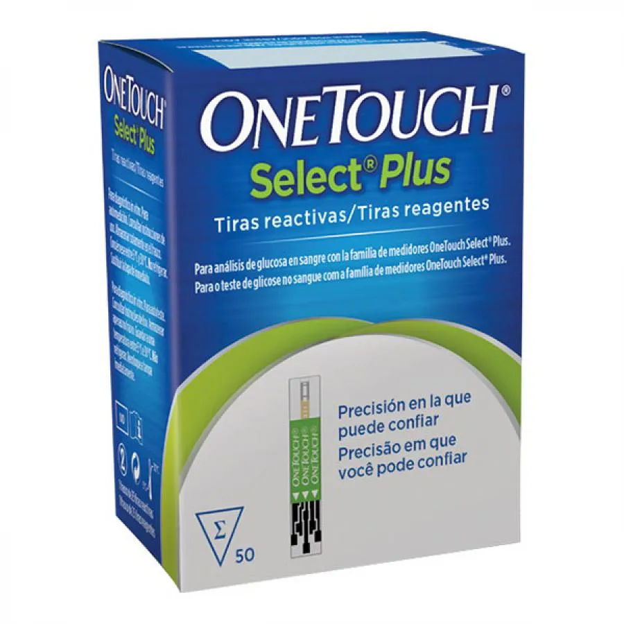 Onetouch Select Plus 50 Tiras Teste