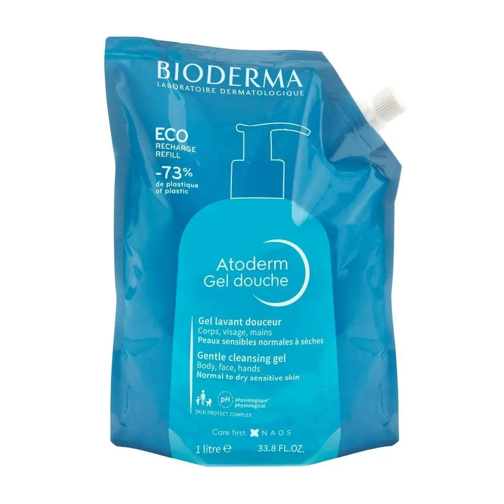 Gel De Banho Bioderma Atoderm Gel Douche 1l Refil