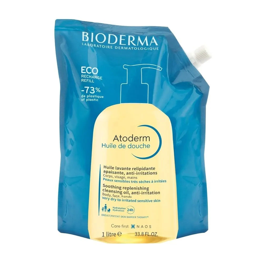 Oleo De Banho Bioderma Atoderm Huile De Douche 1l Refil