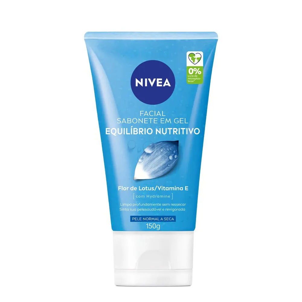 Sabonete Facial em Gel Nivea Equilíbrio Nutritivo 150g