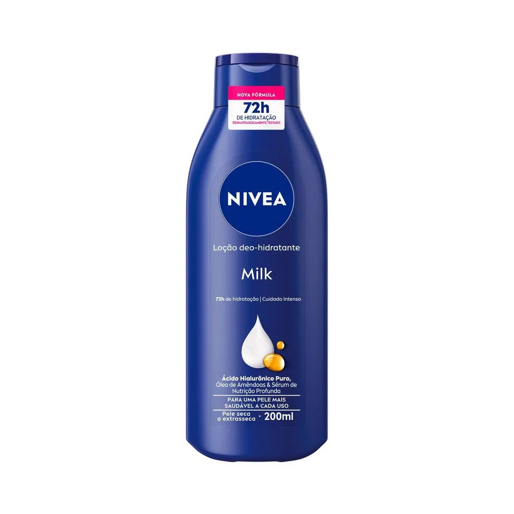 Locao Deo-hidratante Pele Seca A Extrasseca Nivea Milk 200ml
