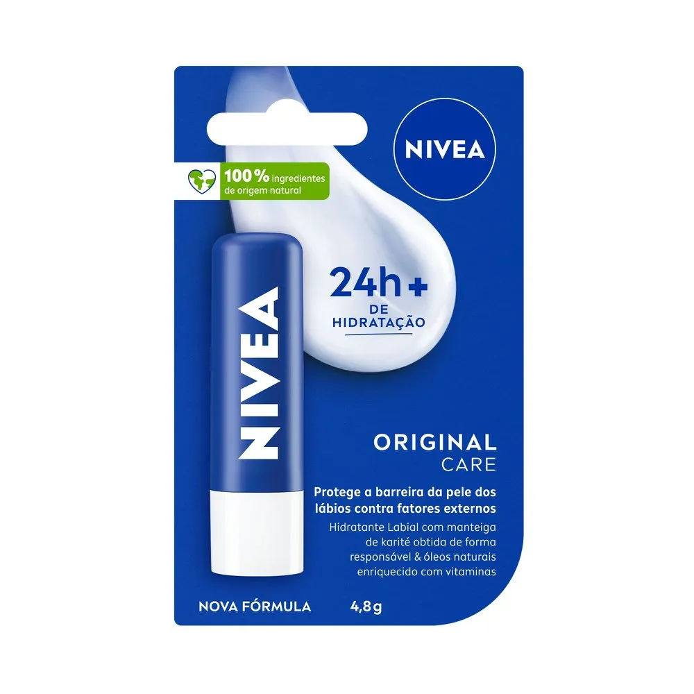 Hidratante Labial Nivea Original Care 4.8g