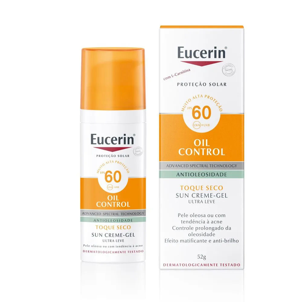 Eucerin Protetor Solar Facial Oil Control FPS60 50ml