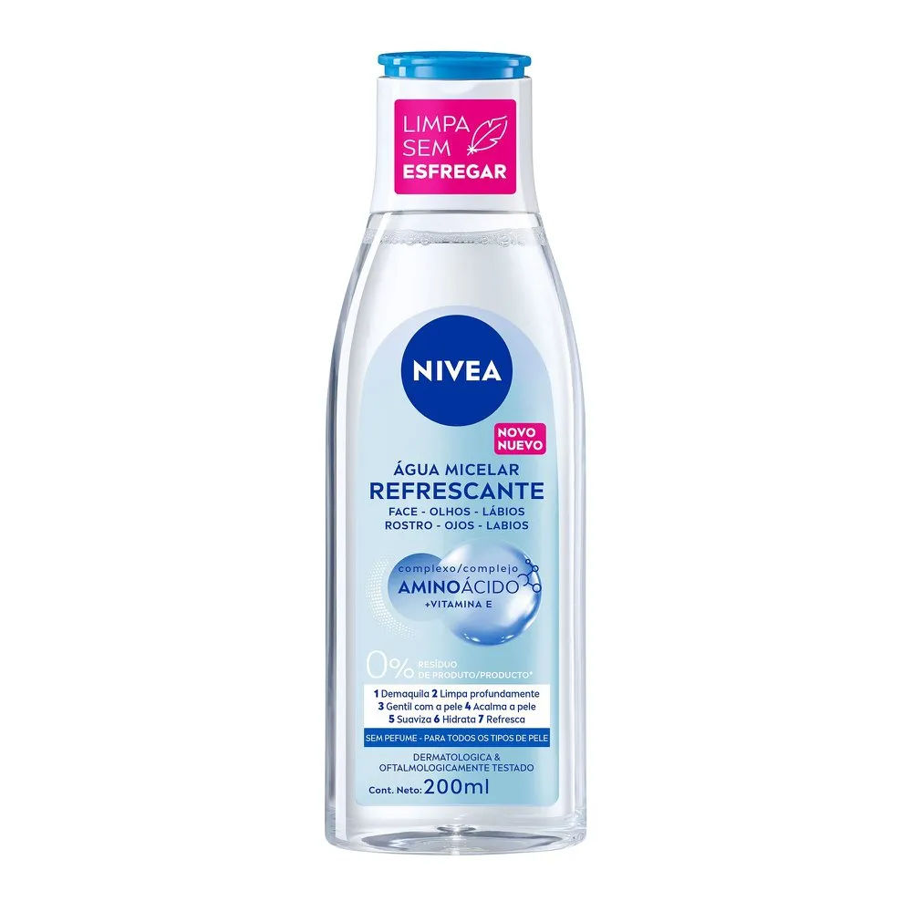 Água Micelar Solução de Limpeza 7 em 1 Nivea 200ml