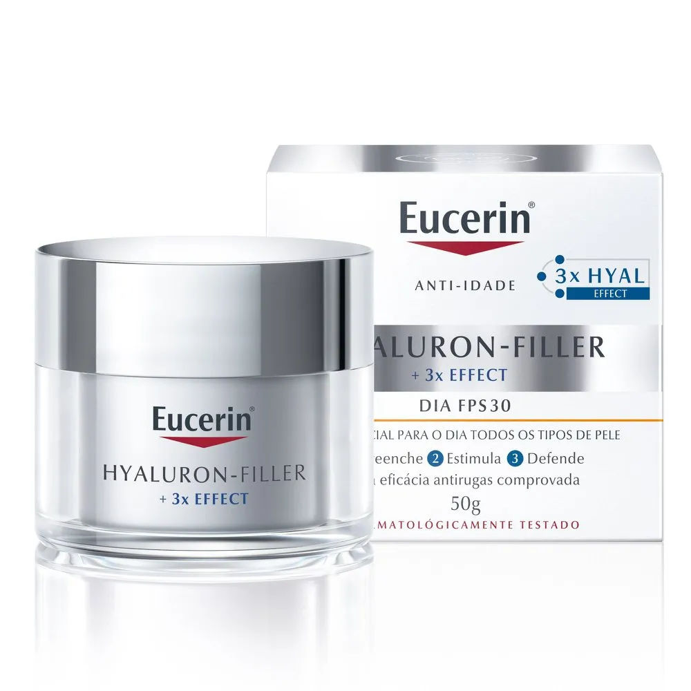 Creme Facial Eucerin Hyaluron Filler 3x Effect Dia Fps30 50ml