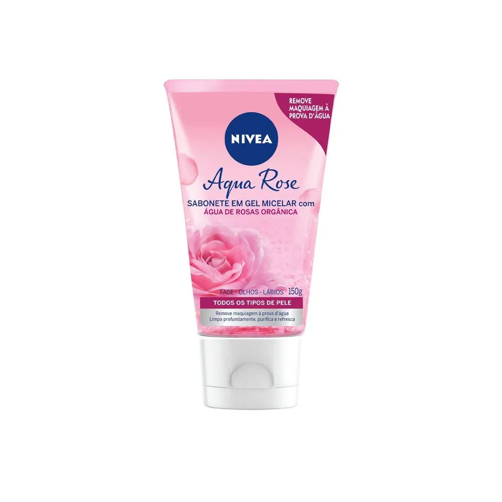 Sabonete Facial Em Gel Micelar Nivea Aqua Rose 150g