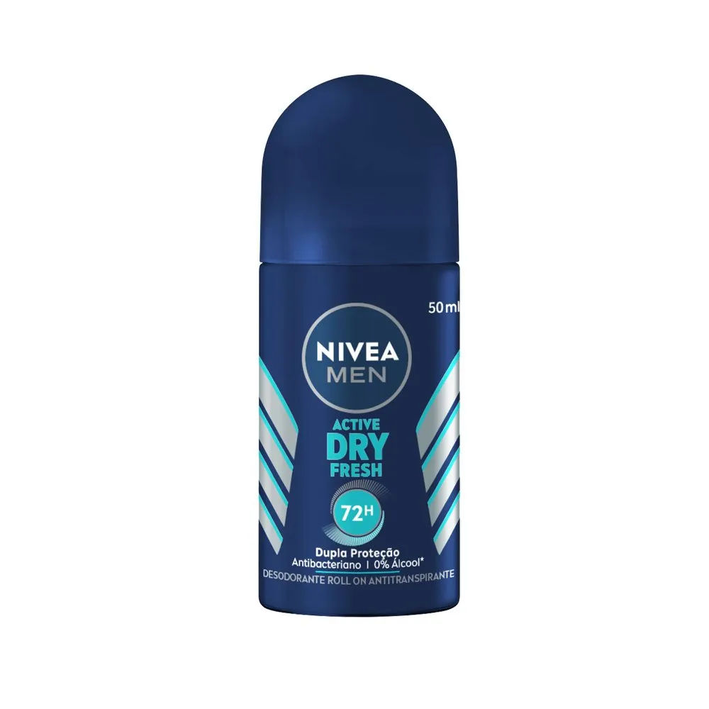 Desodorante Nivea Masculino 50ml Roll On Dry Fresh
