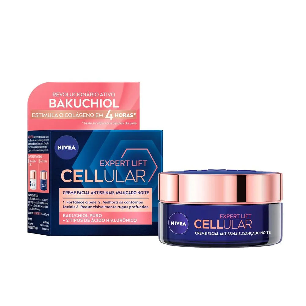 Creme Facial Antissinais Cellular Lift Noite Nivea 50ml