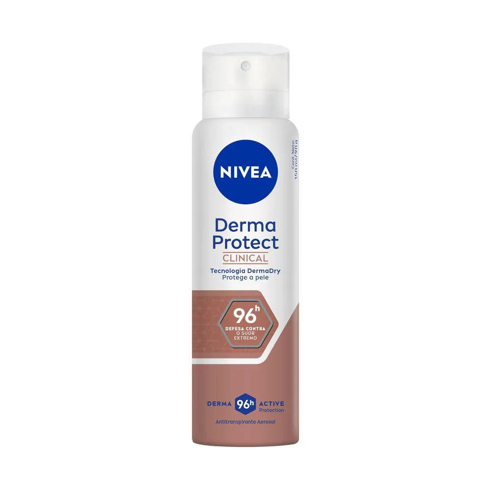 Desodorante Antitranspirante Aerossol Nivea Derma Protect Clinical Feminino 150ml