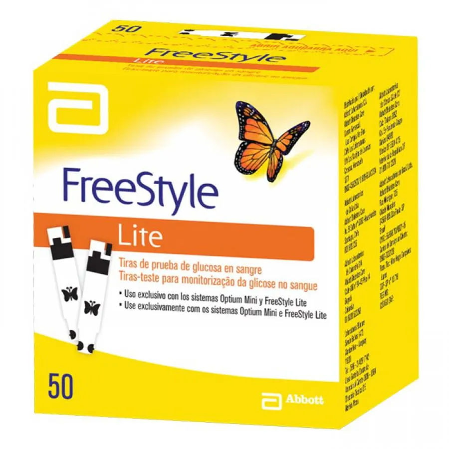 Freestyle Lite Com 50 Tiras Teste