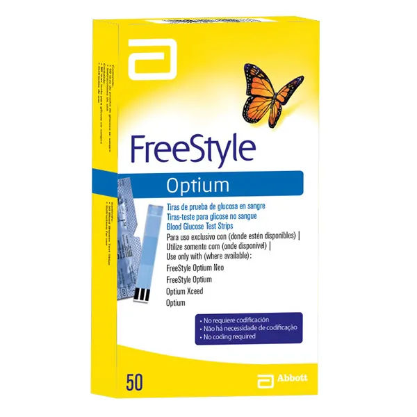Freestyle Optium Com 50 Tiras Teste