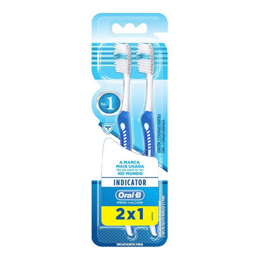 Escova Dental Oral-B 40 Leve 2 Pague 1 Indicator Plus