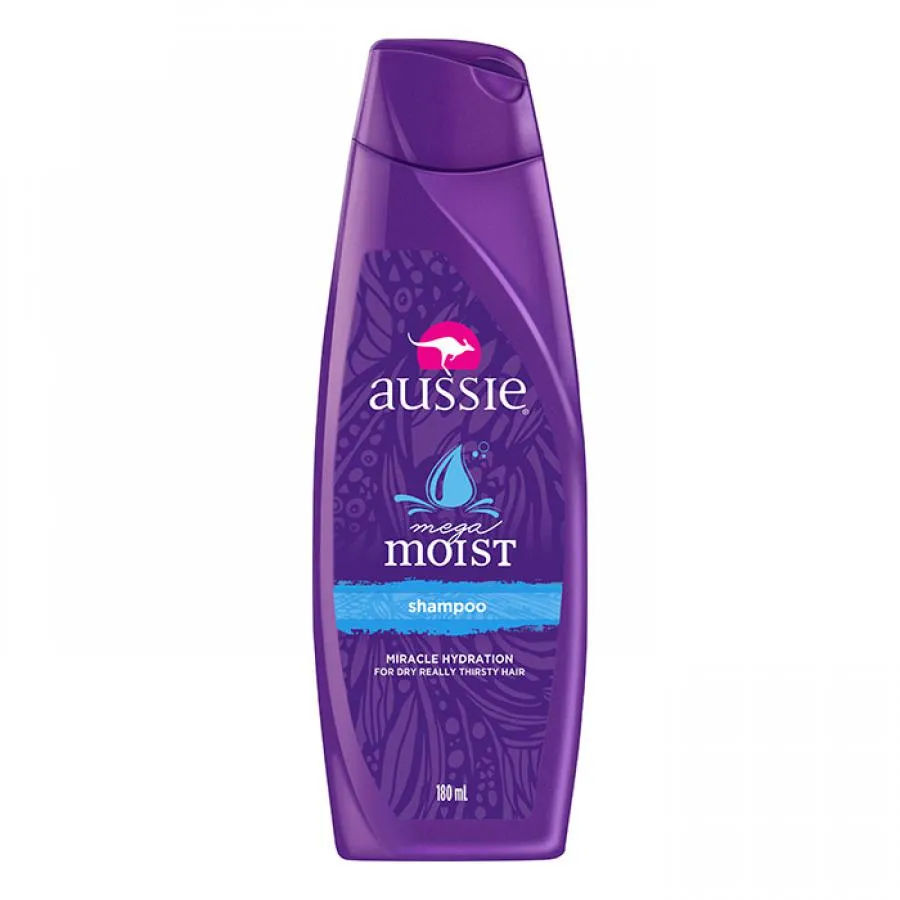 Shampoo Aussie Mega Moist Óleo de Jojoba 180ml
