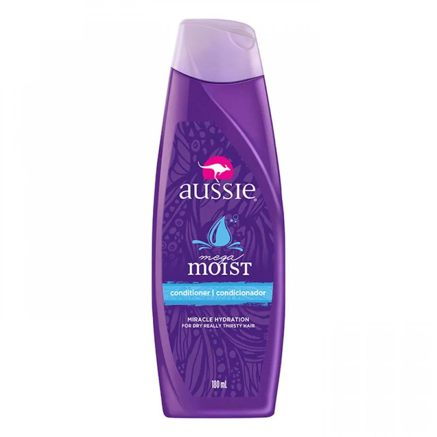 Condicionador Aussie Mega Moist Óleo de Jojoba 180ml