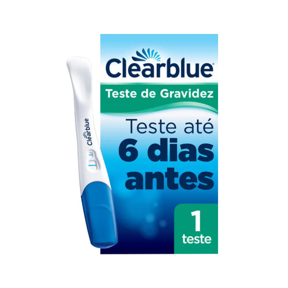 Teste de Gravidez Clearblue Saiba Antes 1 Unidade