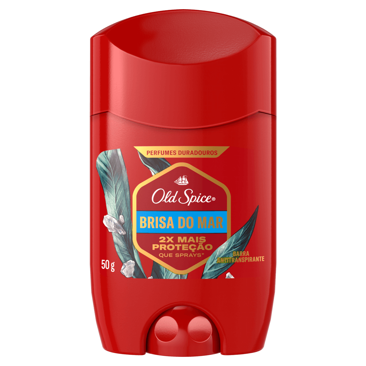Desodorante Old Spice Masculino 50gr Barra Brisa Do Mar